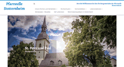 Desktop Screenshot of kirche-stotternheim.de