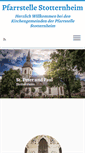 Mobile Screenshot of kirche-stotternheim.de