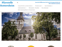 Tablet Screenshot of kirche-stotternheim.de
